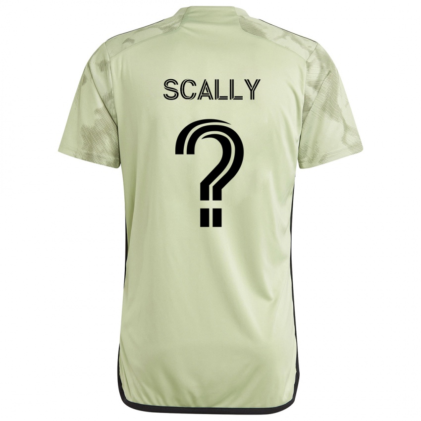 Hombre Camiseta Ethan Scally #0 Verde Claro 2ª Equipación 2024/25 La Camisa México