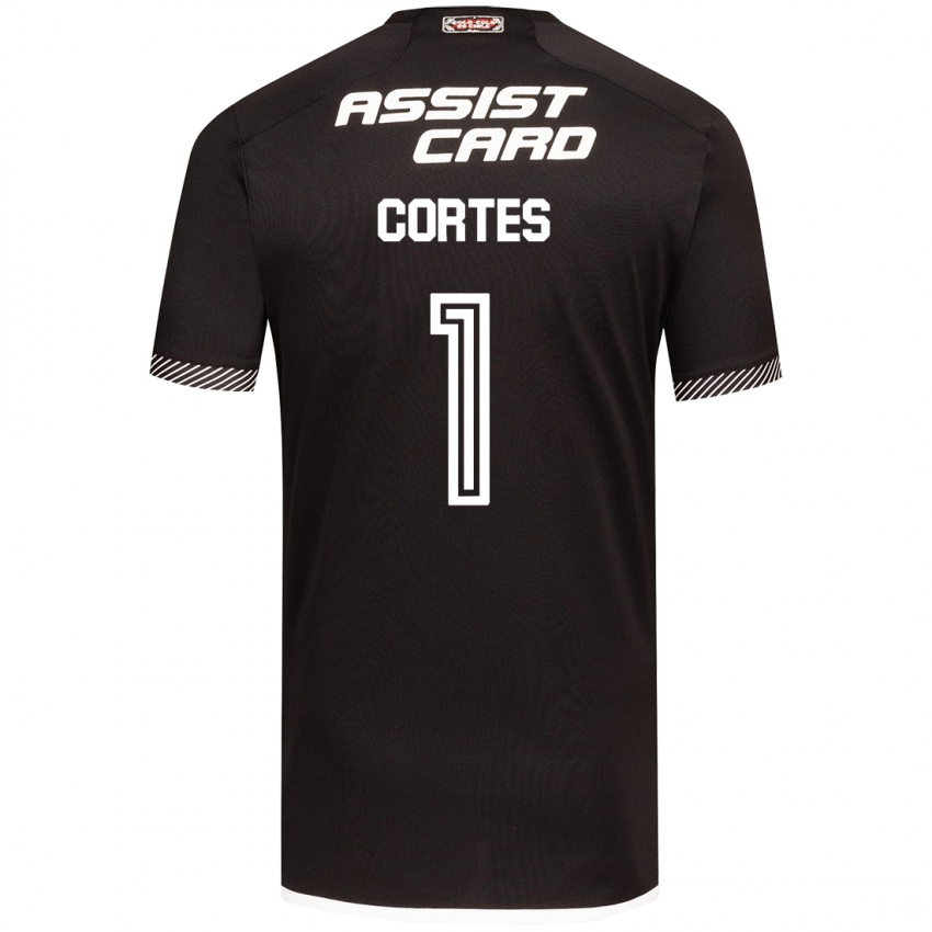 Hombre Camiseta Brayan Cortés #1 Blanco Negro 2ª Equipación 2024/25 La Camisa México