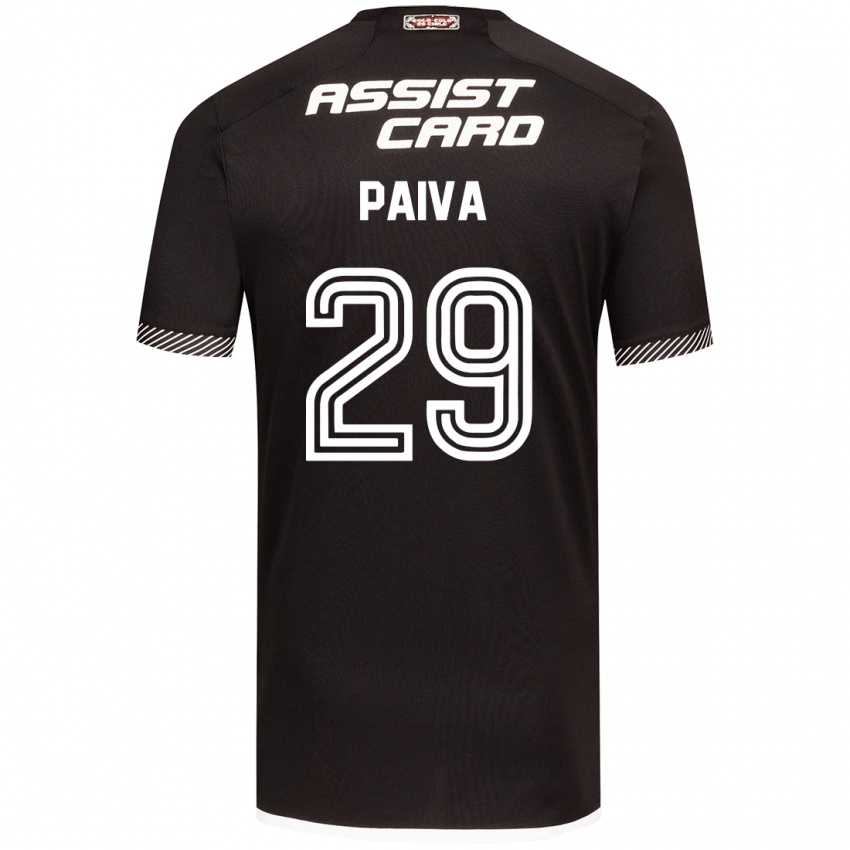 Hombre Camiseta Guillermo Paiva #29 Blanco Negro 2ª Equipación 2024/25 La Camisa México