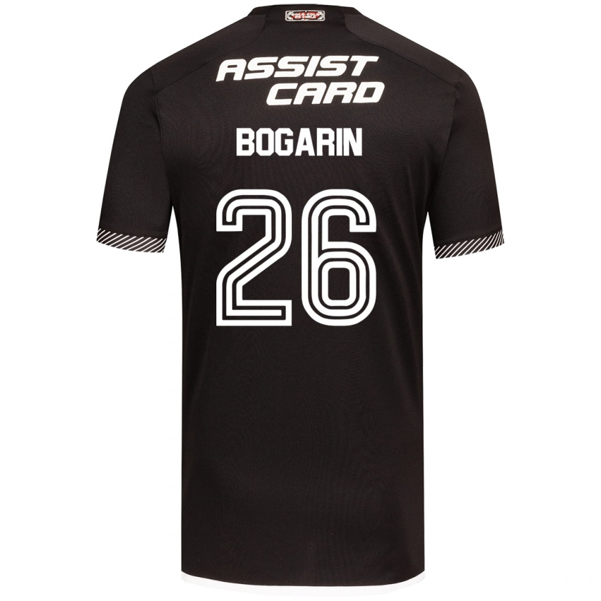 Hombre Camiseta Dahiana Bogarín #26 Blanco Negro 2ª Equipación 2024/25 La Camisa México