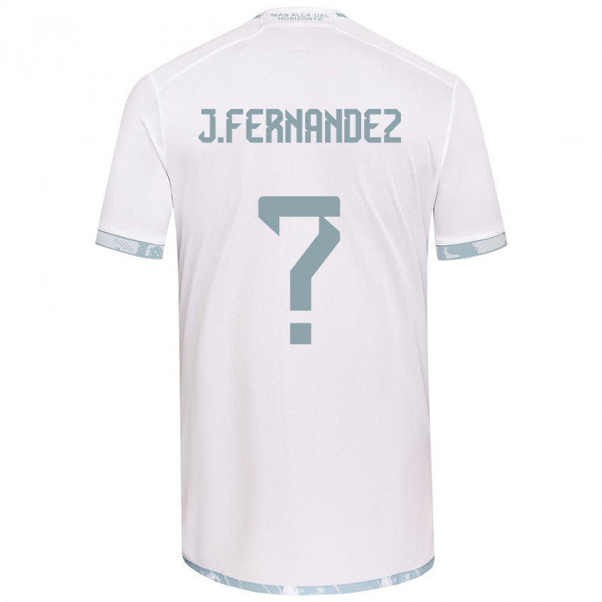 Hombre Camiseta José Matías Fernández #0 Gris Blanco 2ª Equipación 2024/25 La Camisa México