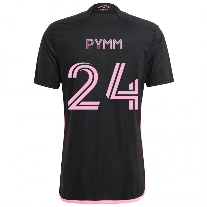 Mujer Camiseta Jack Pymm #24 Negro 2ª Equipación 2024/25 La Camisa México