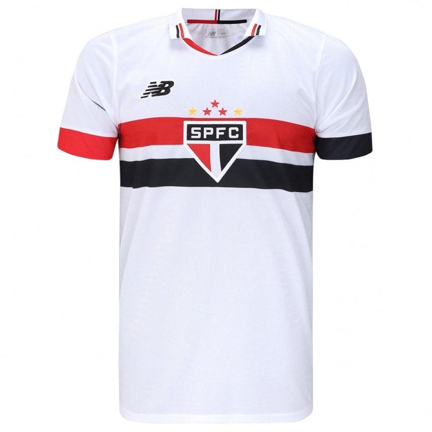 Niño Camiseta Micaelly #10 Blanco Rojo Negro 1ª Equipación 2024/25 La Camisa México