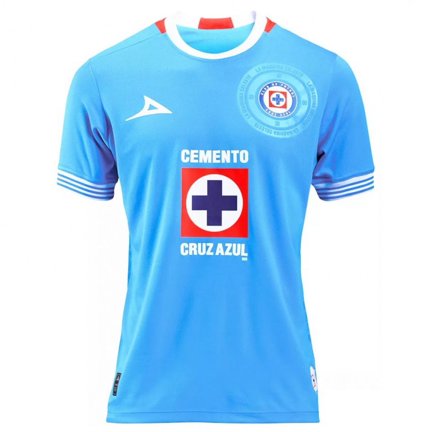 Niño Camiseta Amaury Garcia #17 Cielo Azul 1ª Equipación 2024/25 La Camisa México