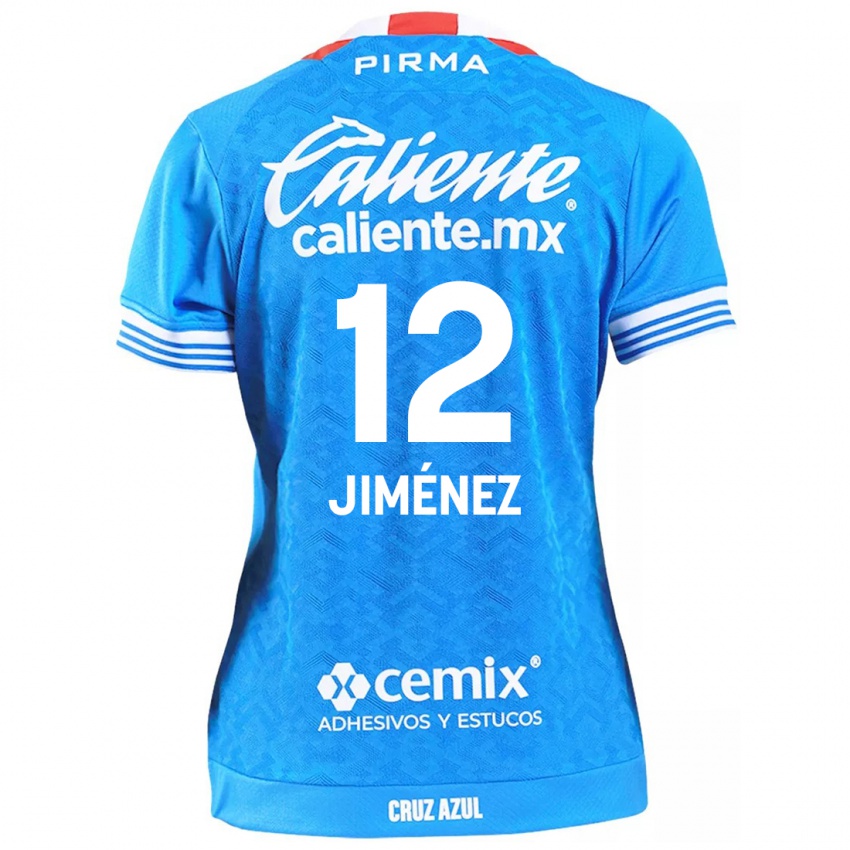 Niño Camiseta Luis Jiménez #12 Cielo Azul 1ª Equipación 2024/25 La Camisa México