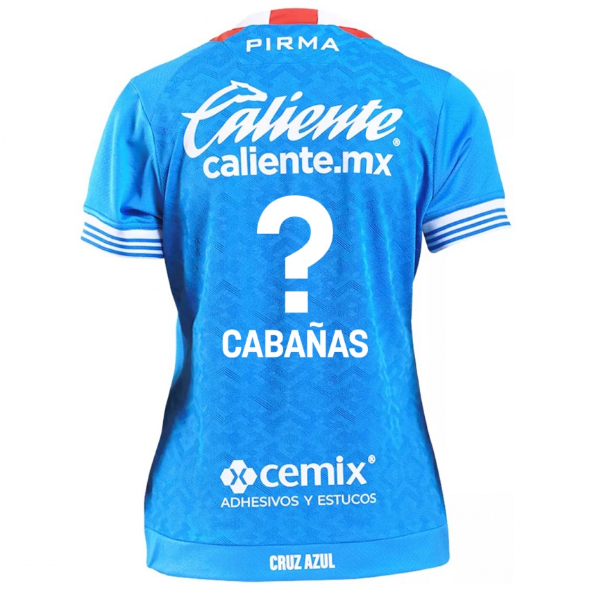 Niño Camiseta Alfredo Cabañas #0 Cielo Azul 1ª Equipación 2024/25 La Camisa México