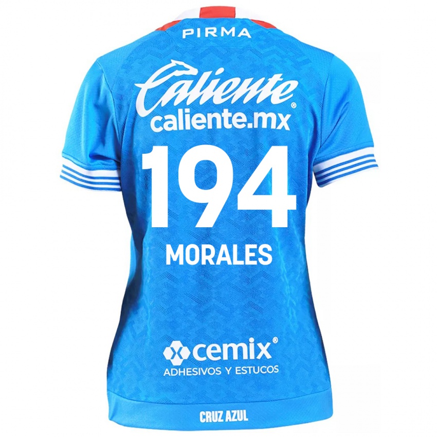 Niño Camiseta Amaury Morales #194 Cielo Azul 1ª Equipación 2024/25 La Camisa México