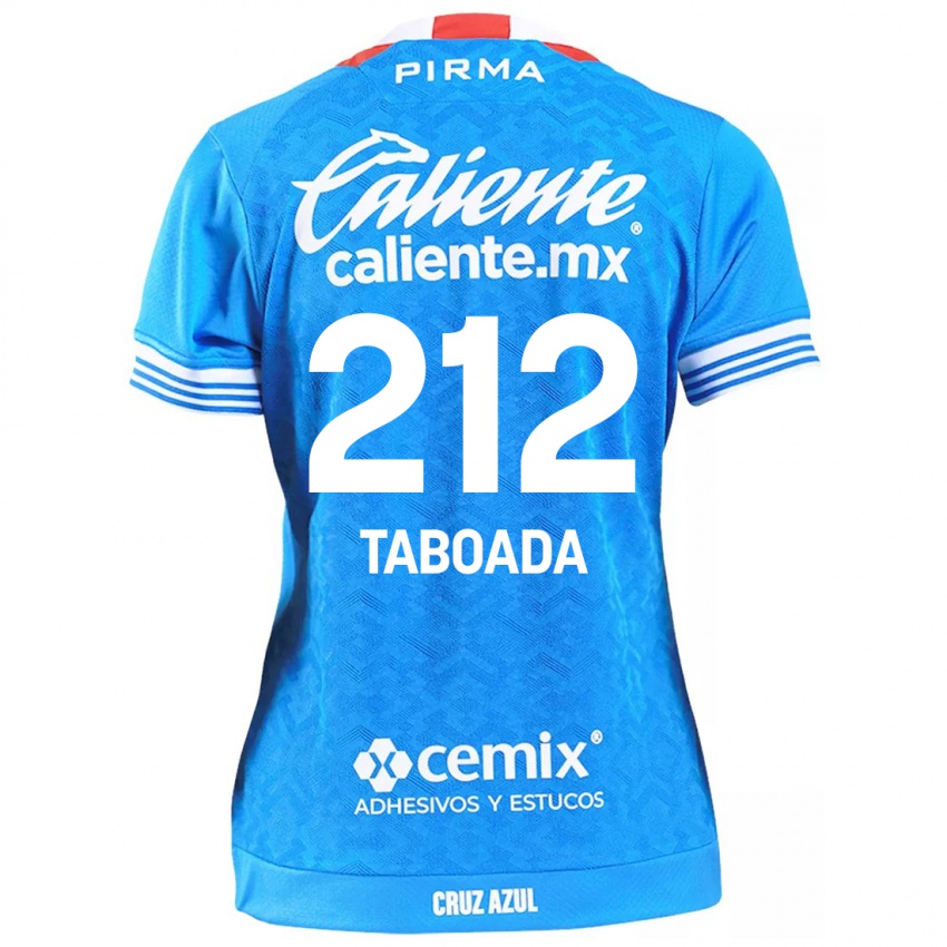 Niño Camiseta Víctor Taboada #212 Cielo Azul 1ª Equipación 2024/25 La Camisa México