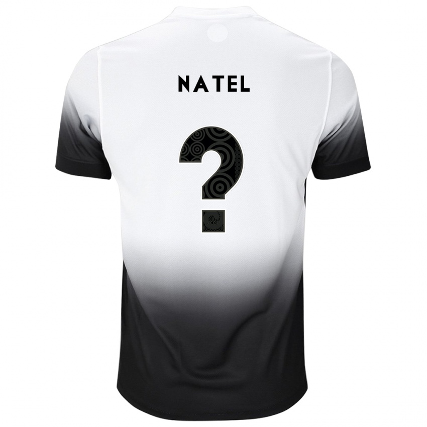 Niño Camiseta Leo Natel #0 Blanco Negro 1ª Equipación 2024/25 La Camisa México