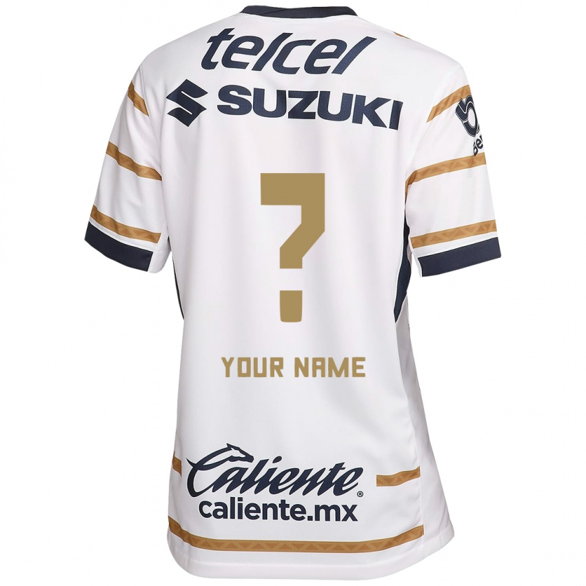 Niño Camiseta Ihren Namen #0 Obsidiana Blanca 1ª Equipación 2024/25 La Camisa México