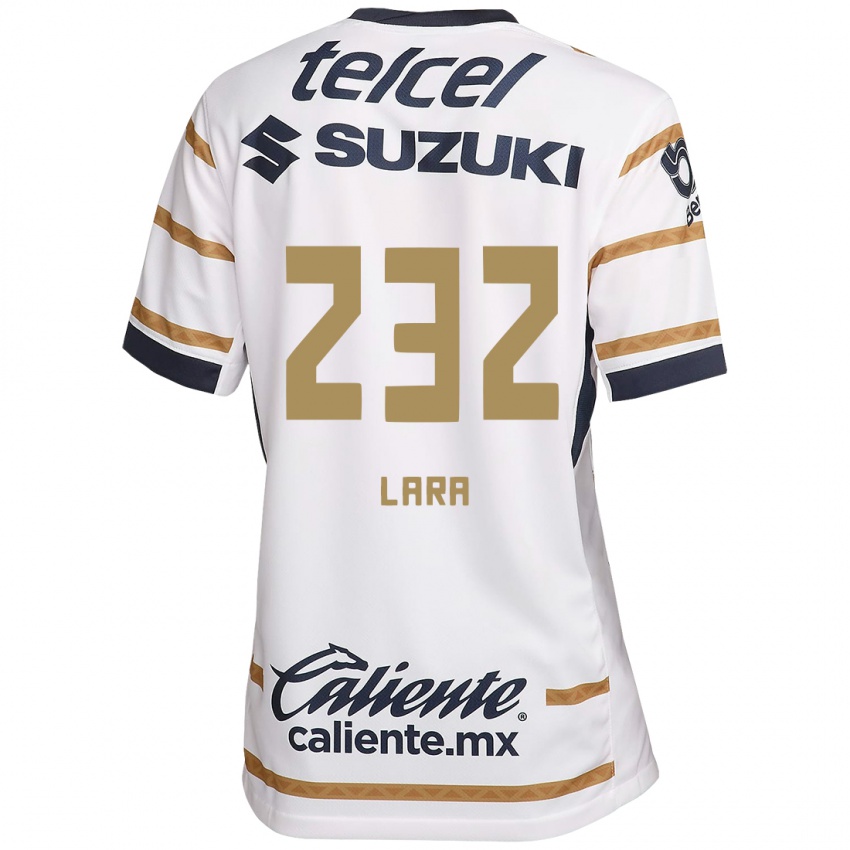 Niño Camiseta Pablo Lara #232 Obsidiana Blanca 1ª Equipación 2024/25 La Camisa México