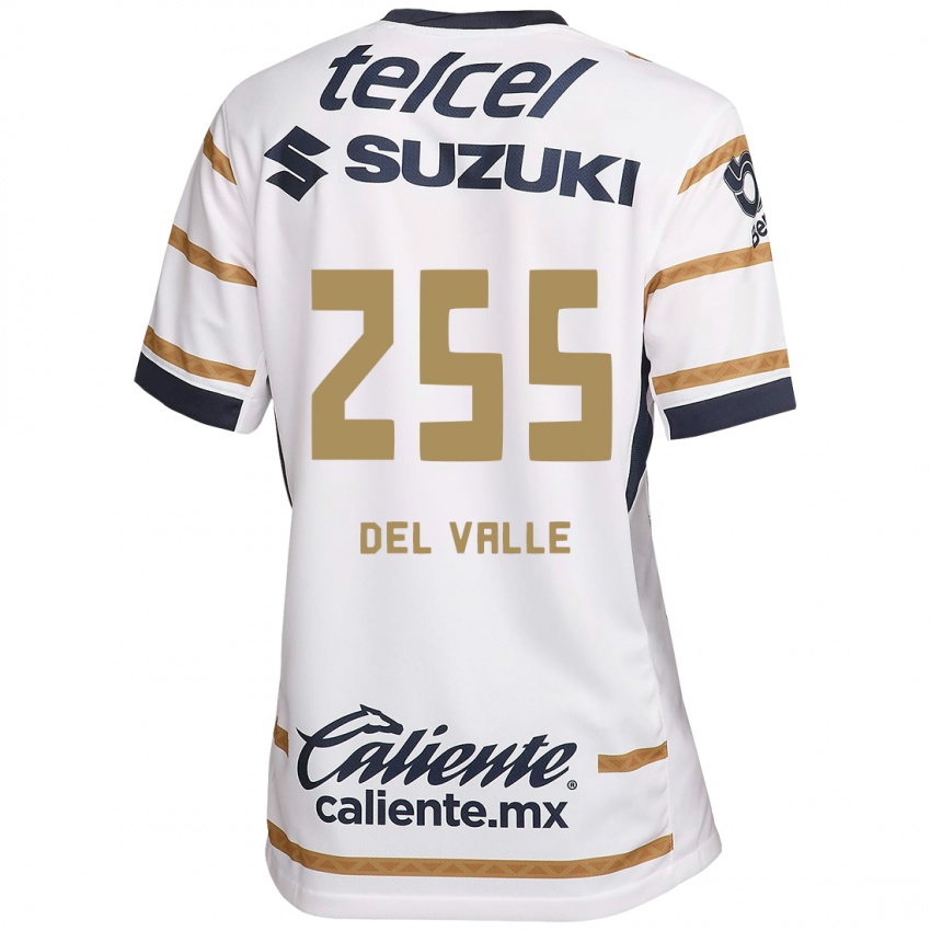 Niño Camiseta Yonathan Del Valle #255 Obsidiana Blanca 1ª Equipación 2024/25 La Camisa México