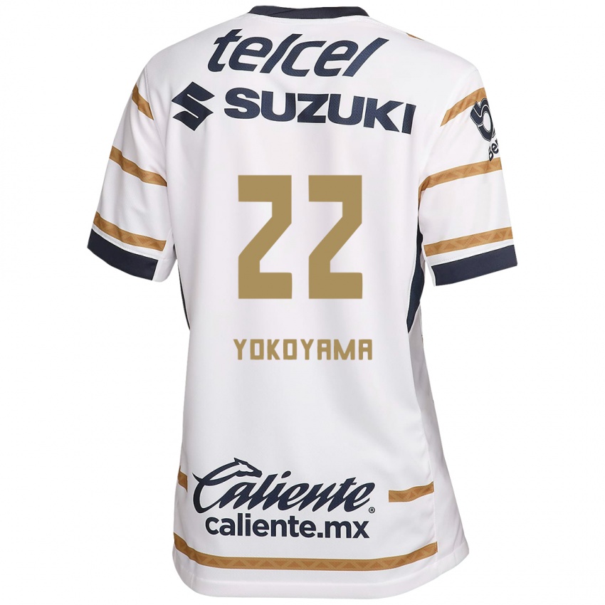 Niño Camiseta Akemi Yokoyama #22 Obsidiana Blanca 1ª Equipación 2024/25 La Camisa México