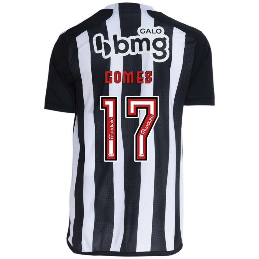 Niño Camiseta Igor Gomes #17 Blanco Negro 1ª Equipación 2024/25 La Camisa México