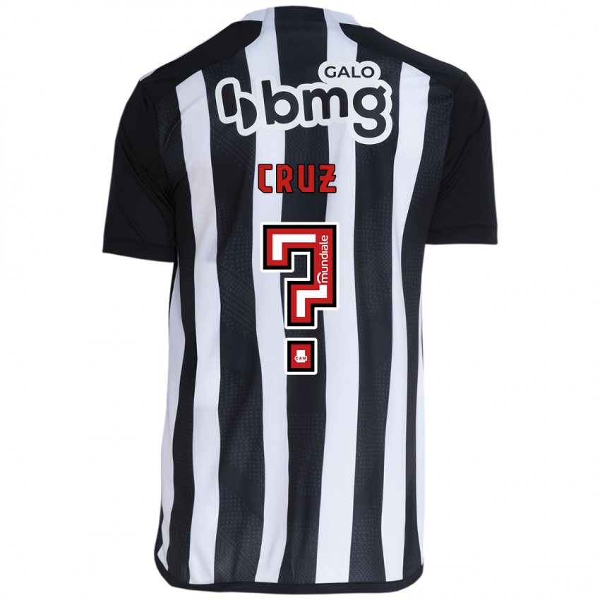 Niño Camiseta Dudu Cruz #0 Blanco Negro 1ª Equipación 2024/25 La Camisa México