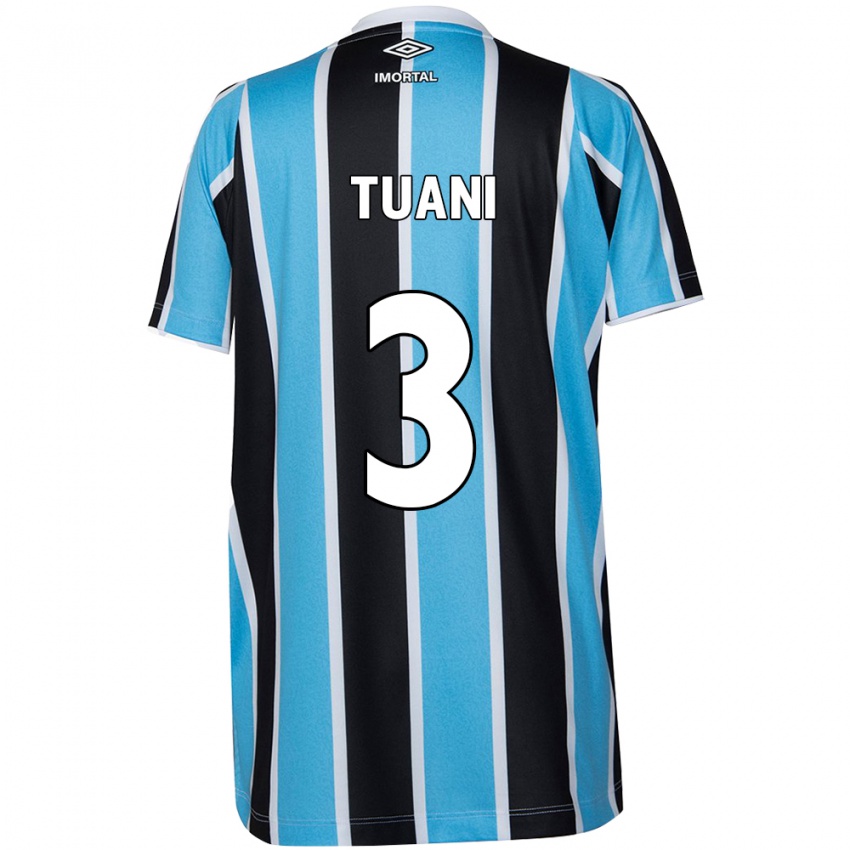 Niño Camiseta Tuani #3 Azul Negro Blanco 1ª Equipación 2024/25 La Camisa México