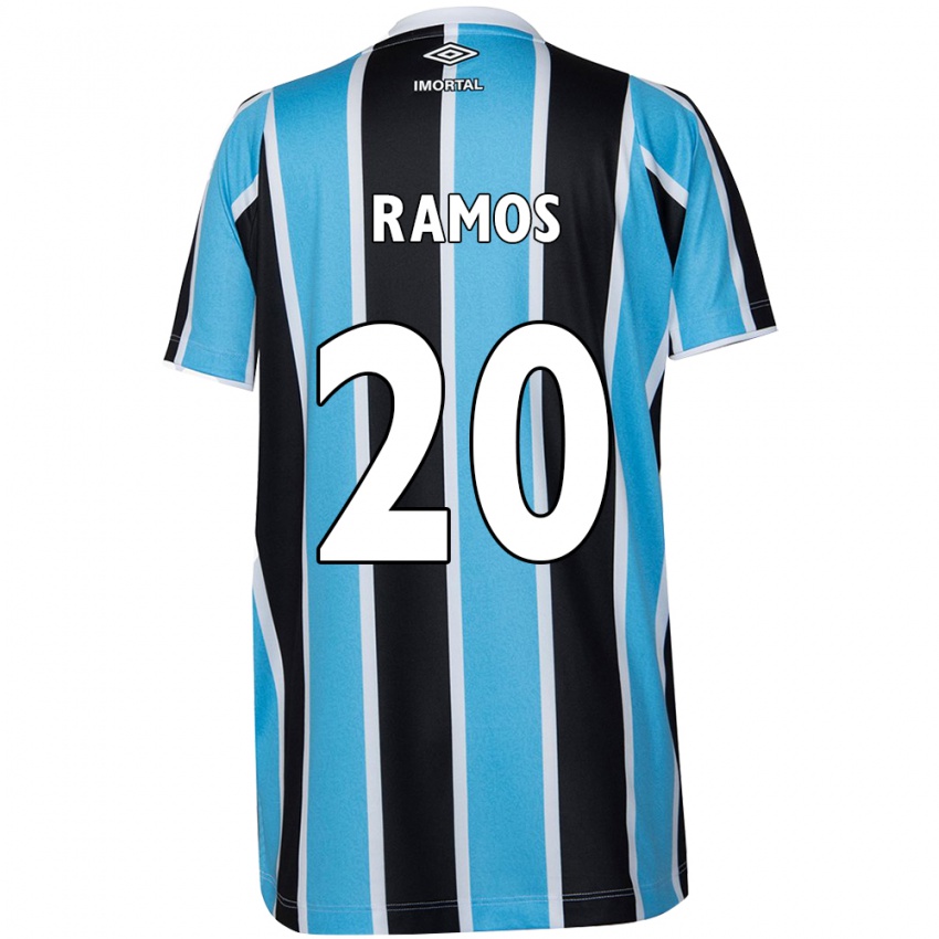 Niño Camiseta Mónica Ramos #20 Azul Negro Blanco 1ª Equipación 2024/25 La Camisa México