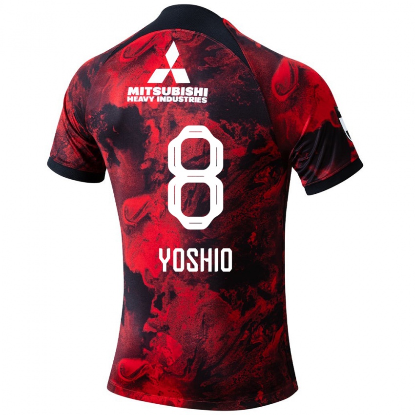 Niño Camiseta Yoshio Koizumi #8 Negro Rojo 1ª Equipación 2024/25 La Camisa México