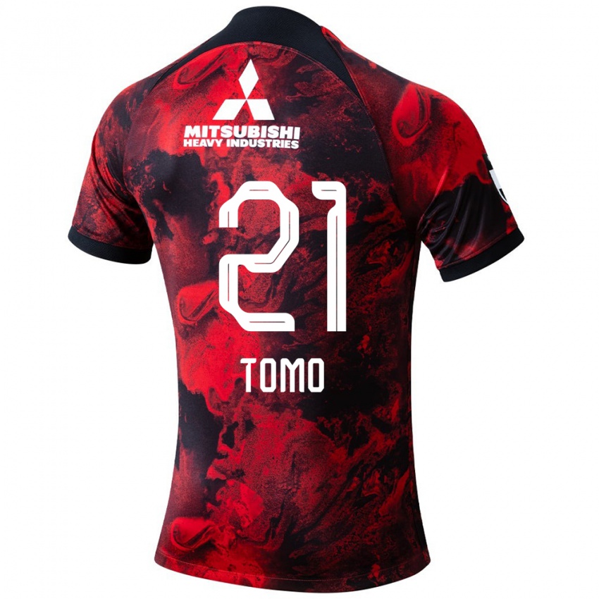 Niño Camiseta Tomoaki Okubo #21 Negro Rojo 1ª Equipación 2024/25 La Camisa México