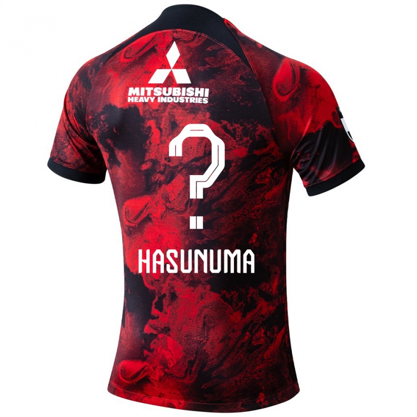 Niño Camiseta Shunsuke Hasunuma #0 Negro Rojo 1ª Equipación 2024/25 La Camisa México