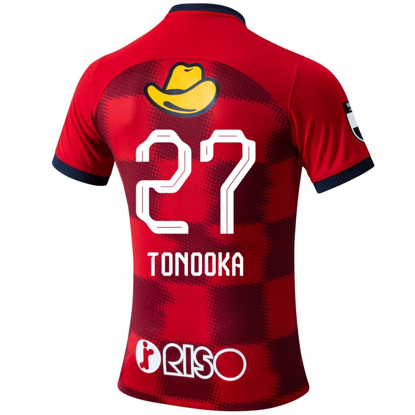 Niño Camiseta Ryota Tonooka #27 Rojo Azul Blanco 1ª Equipación 2024/25 La Camisa México