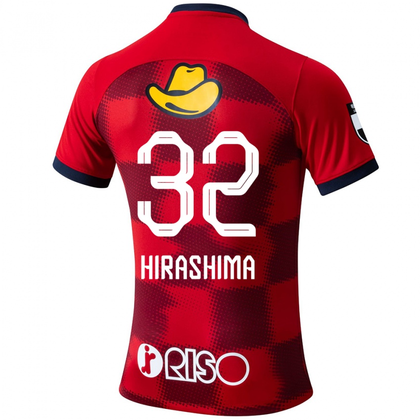 Niño Camiseta Daigo Hirashima #32 Rojo Azul Blanco 1ª Equipación 2024/25 La Camisa México