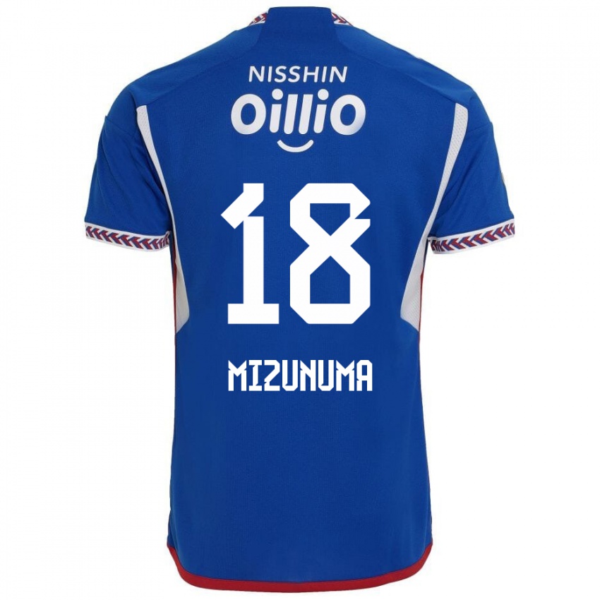 Niño Camiseta Kota Mizunuma #18 Azul Blanco Rojo 1ª Equipación 2024/25 La Camisa México