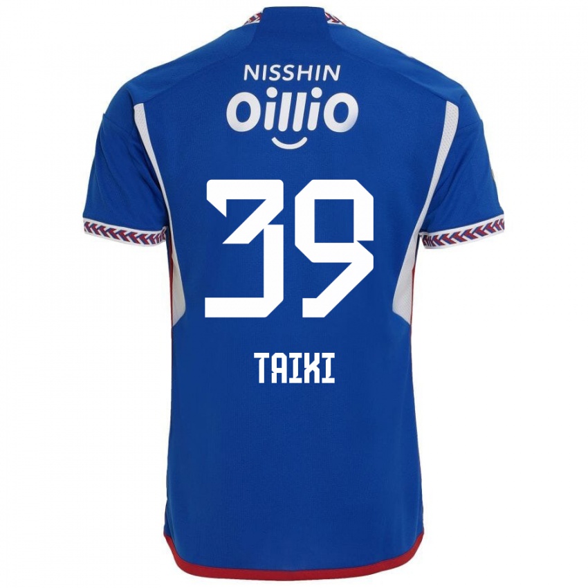 Niño Camiseta Taiki Watanabe #39 Azul Blanco Rojo 1ª Equipación 2024/25 La Camisa México