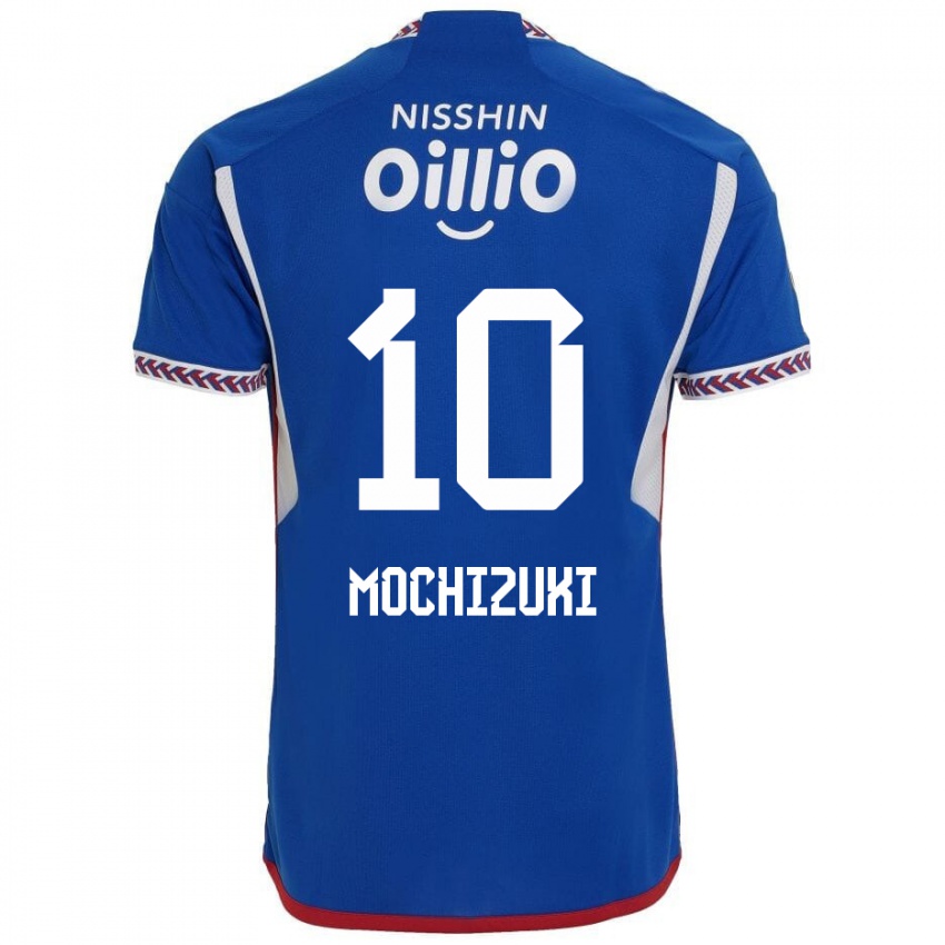 Niño Camiseta Kohei Mochizuki #10 Azul Blanco Rojo 1ª Equipación 2024/25 La Camisa México