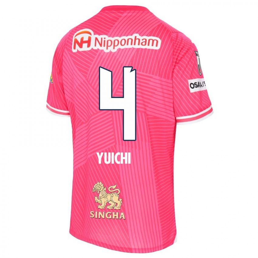 Niño Camiseta Yuichi Hirano #4 Rosa Blanco 1ª Equipación 2024/25 La Camisa México