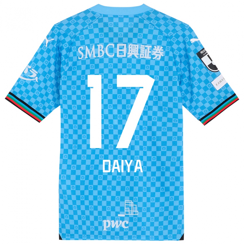 Niño Camiseta Daiya Tono #17 Azul Celeste 1ª Equipación 2024/25 La Camisa México