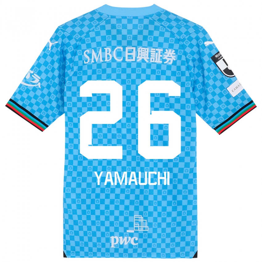 Niño Camiseta Hinata Yamauchi #26 Azul Celeste 1ª Equipación 2024/25 La Camisa México