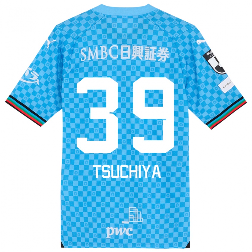 Niño Camiseta Kaito Tsuchiya #39 Azul Celeste 1ª Equipación 2024/25 La Camisa México