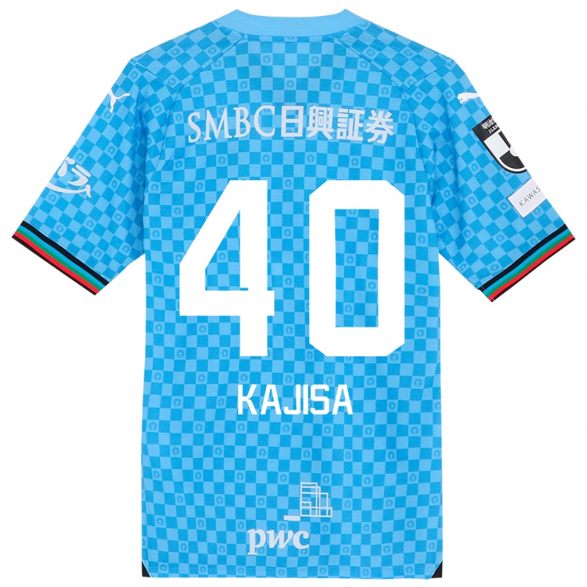 Niño Camiseta Umi Kajisa #40 Azul Celeste 1ª Equipación 2024/25 La Camisa México