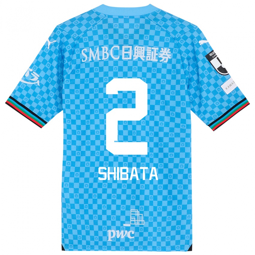 Niño Camiseta Shotaro Shibata #2 Azul Celeste 1ª Equipación 2024/25 La Camisa México