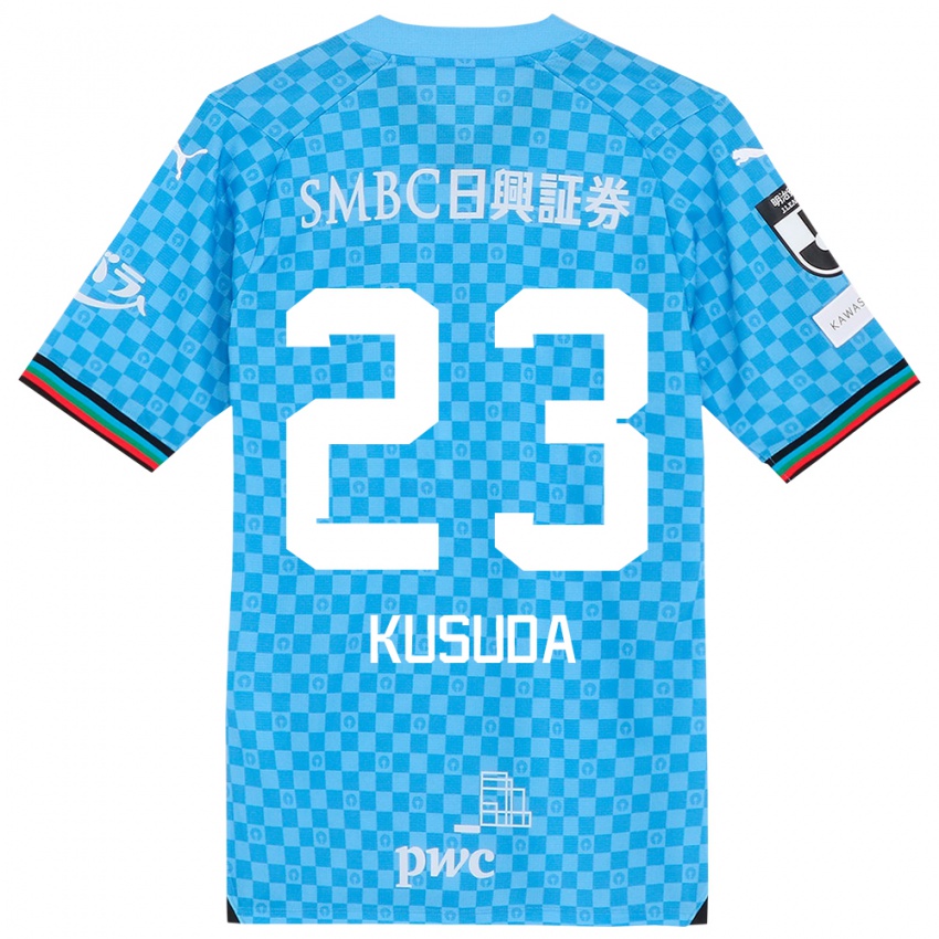 Niño Camiseta Haruki Kusuda #23 Azul Celeste 1ª Equipación 2024/25 La Camisa México