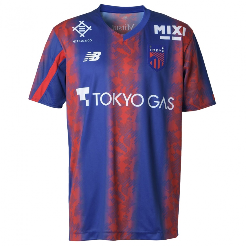 Niño Camiseta Keigo Higashi #10 Azul Rojo 1ª Equipación 2024/25 La Camisa México