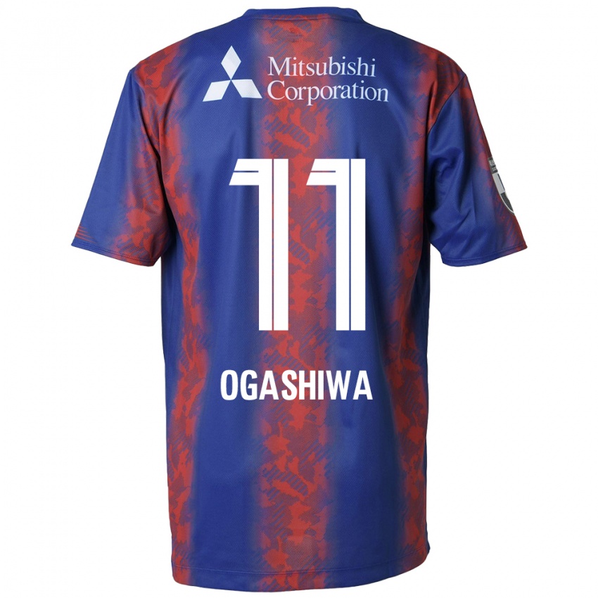 Niño Camiseta Tsuyoshi Ogashiwa #11 Azul Rojo 1ª Equipación 2024/25 La Camisa México