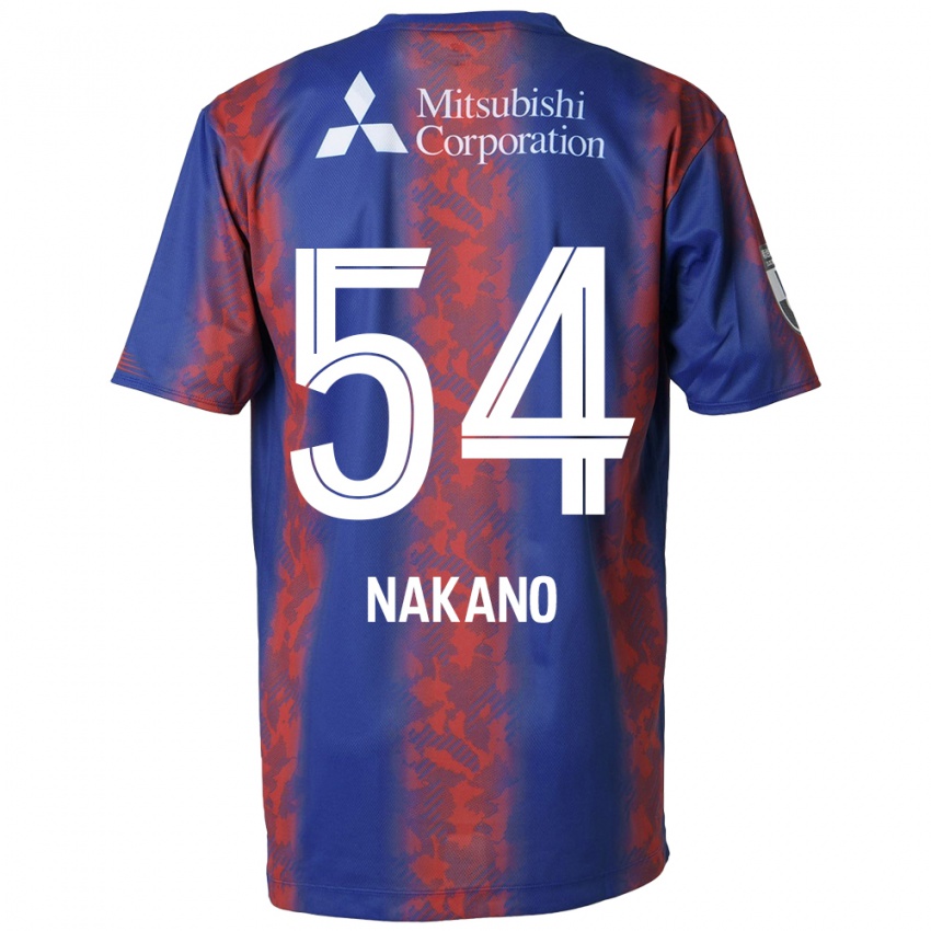 Niño Camiseta Yui Nakano #54 Azul Rojo 1ª Equipación 2024/25 La Camisa México