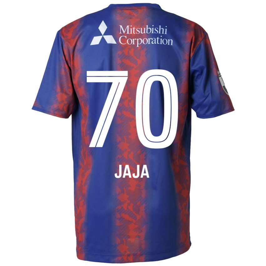 Niño Camiseta Jája Silva #70 Azul Rojo 1ª Equipación 2024/25 La Camisa México