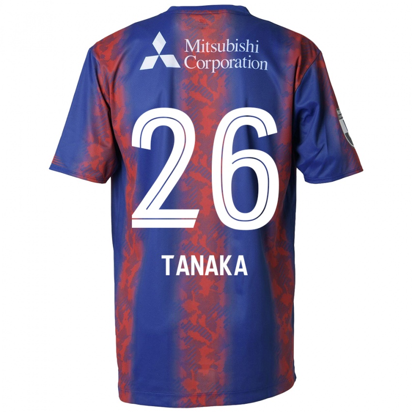 Niño Camiseta Haruto Tanaka #26 Azul Rojo 1ª Equipación 2024/25 La Camisa México