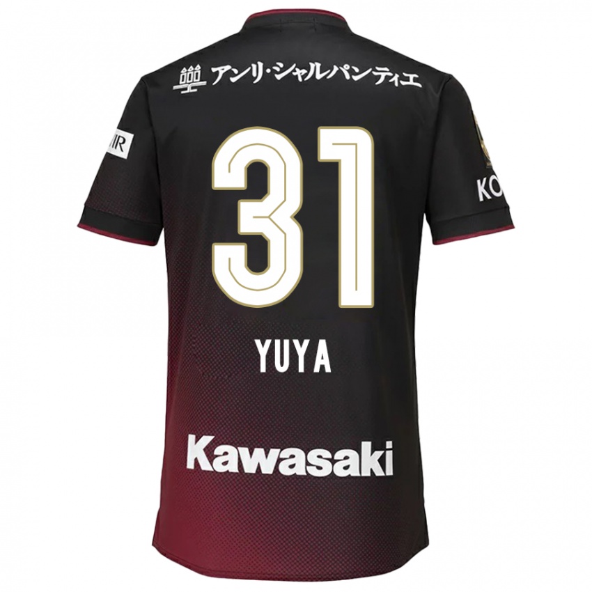 Niño Camiseta Yuya Nakasaka #31 Negro Rojo 1ª Equipación 2024/25 La Camisa México