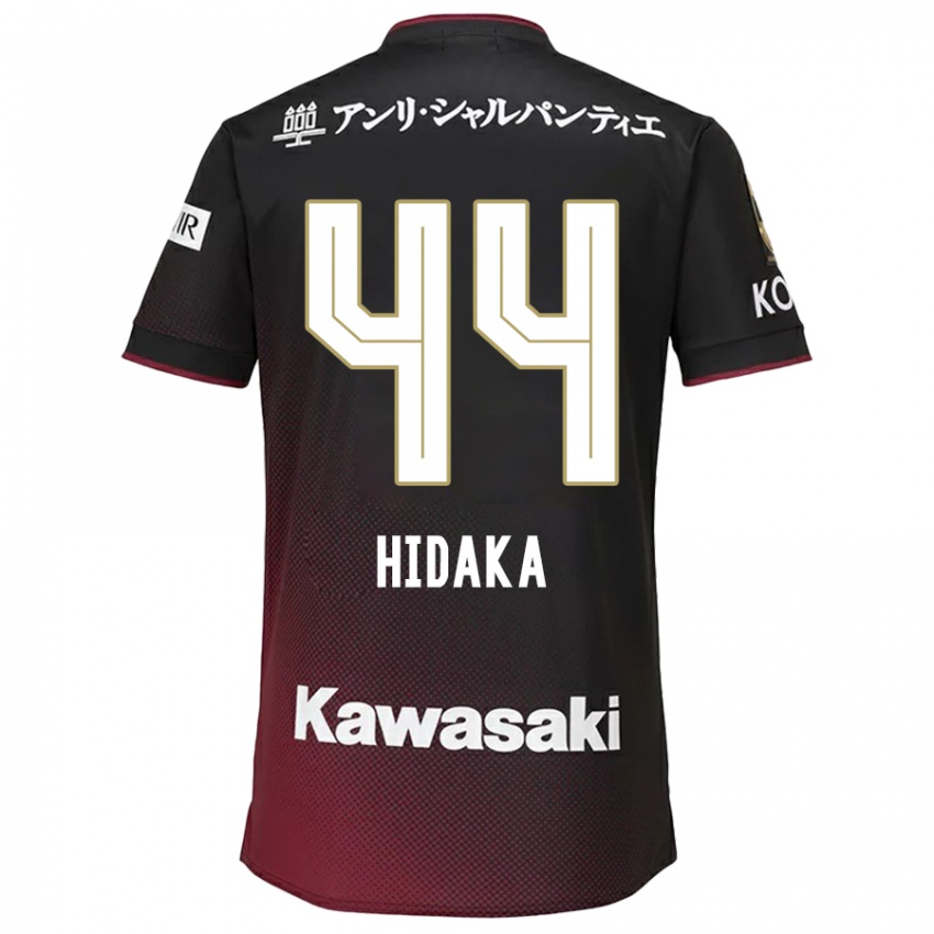 Niño Camiseta Mitsuki Hidaka #44 Negro Rojo 1ª Equipación 2024/25 La Camisa México