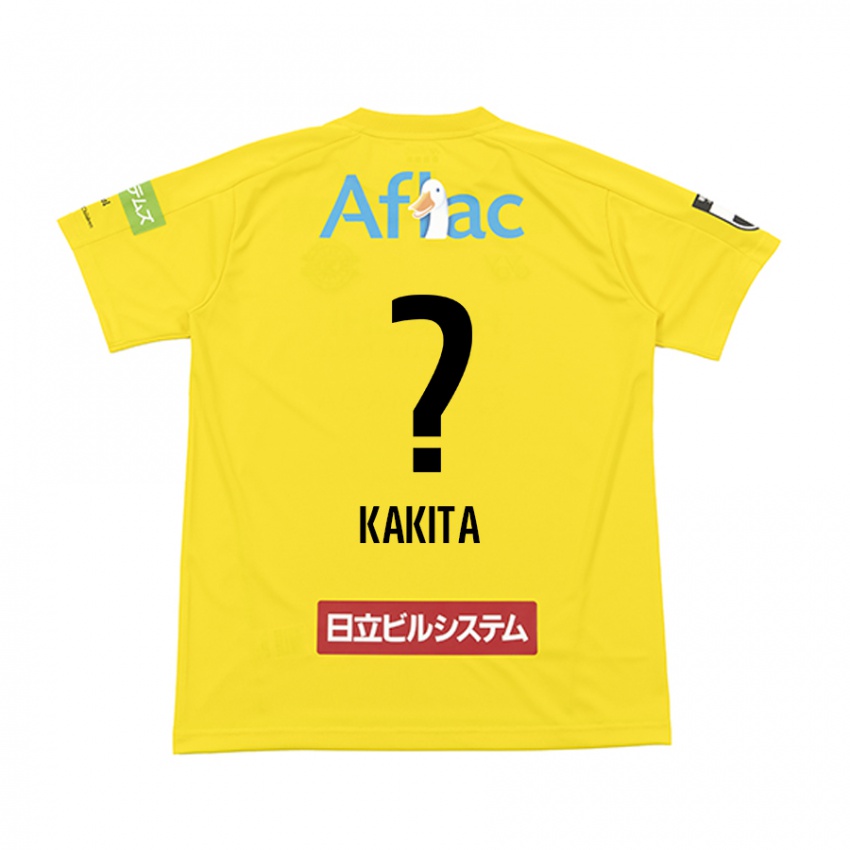 Niño Camiseta Yuki Kakita #0 Amarillo Negro 1ª Equipación 2024/25 La Camisa México