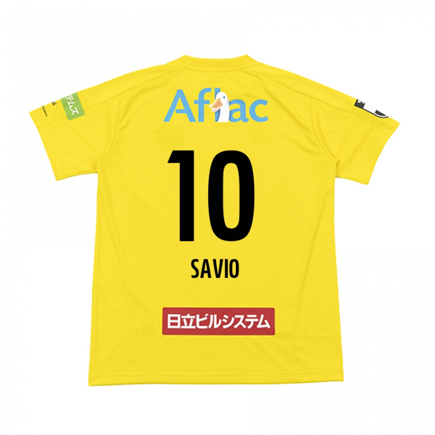 Niño Camiseta Matheus Savio #10 Amarillo Negro 1ª Equipación 2024/25 La Camisa México