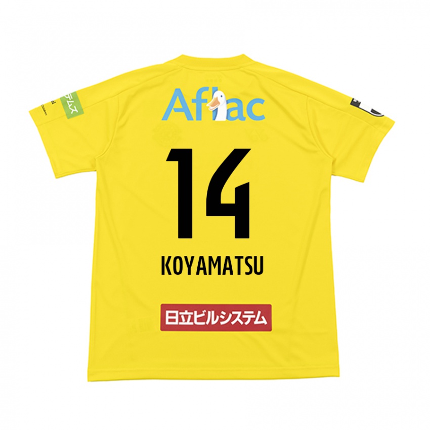 Niño Camiseta Tomoya Koyamatsu #14 Amarillo Negro 1ª Equipación 2024/25 La Camisa México