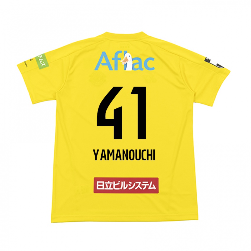 Niño Camiseta Yusei Yamanouchi #41 Amarillo Negro 1ª Equipación 2024/25 La Camisa México