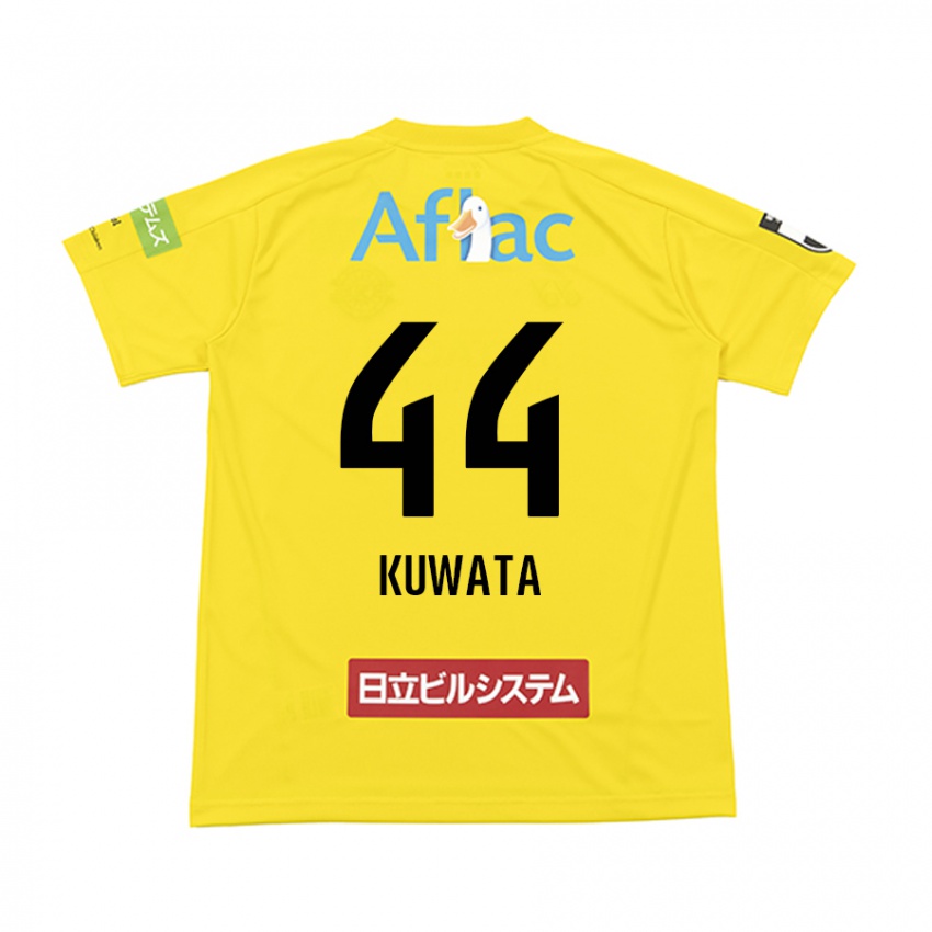 Niño Camiseta Taisei Kuwata #44 Amarillo Negro 1ª Equipación 2024/25 La Camisa México