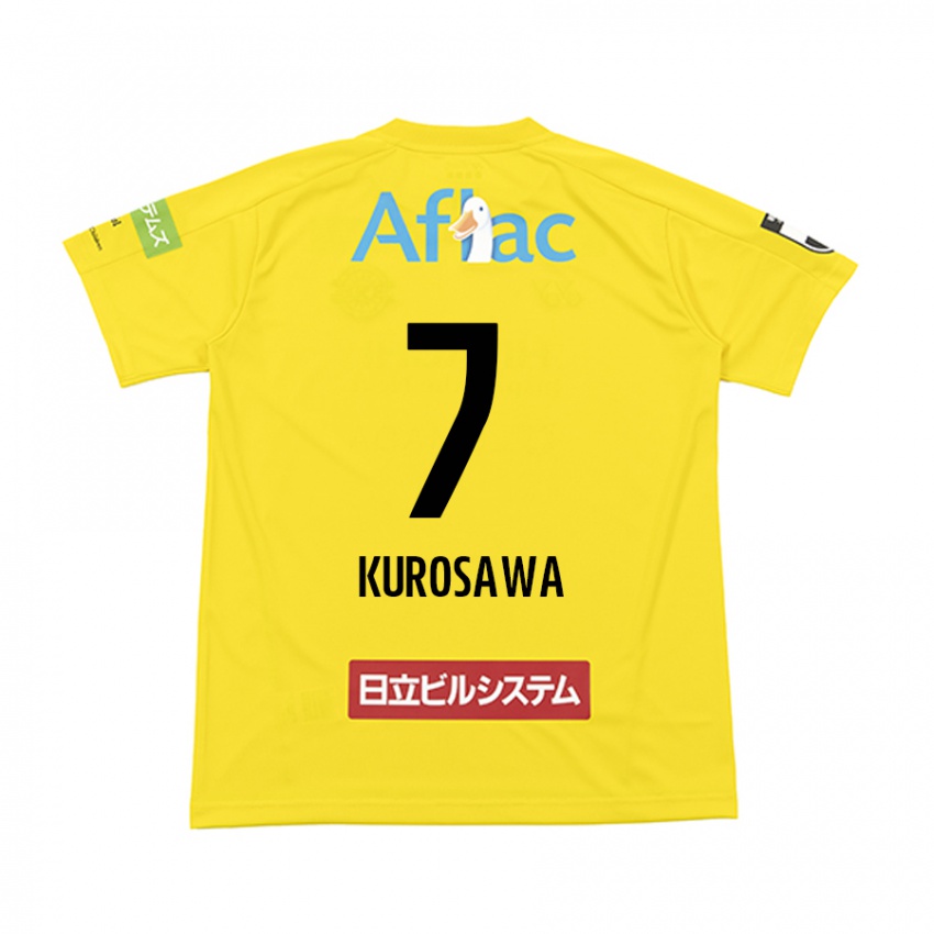 Niño Camiseta Shido Kurosawa #7 Amarillo Negro 1ª Equipación 2024/25 La Camisa México