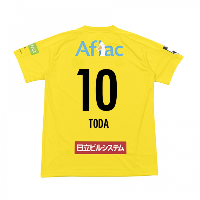 Niño Camiseta Masato Toda #10 Amarillo Negro 1ª Equipación 2024/25 La Camisa México